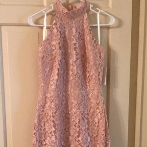 Gorgeous Pink Lace Cocktail Dress New with Tags